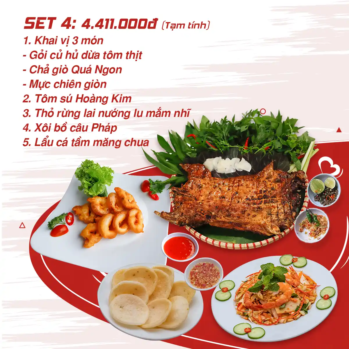 Menu Tiệc Tất Niên