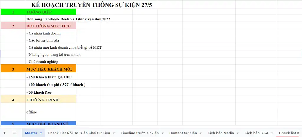 mẫu kế hoạch tổ chức hội nghị