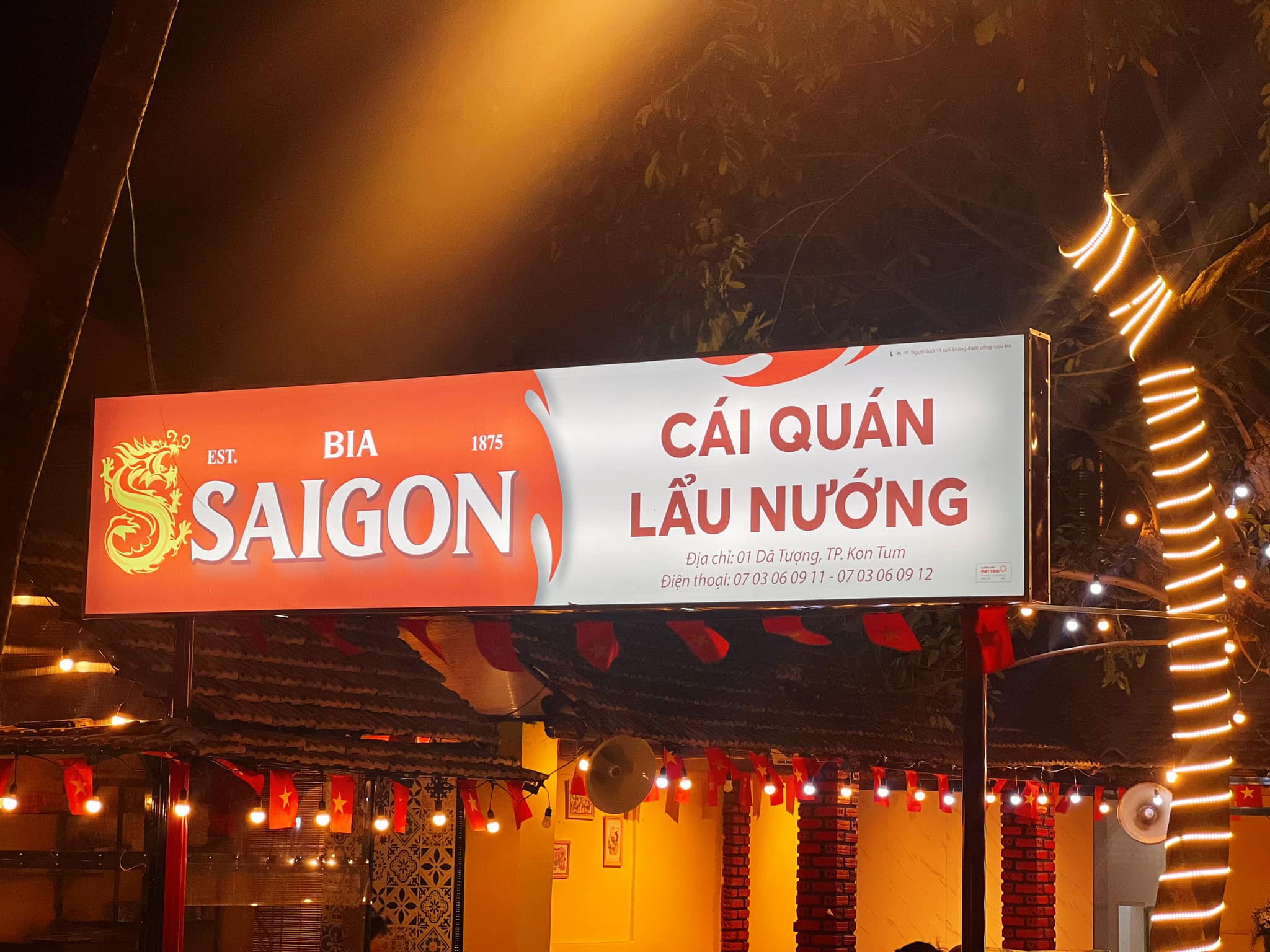 thi công biển hiệu điểm bán