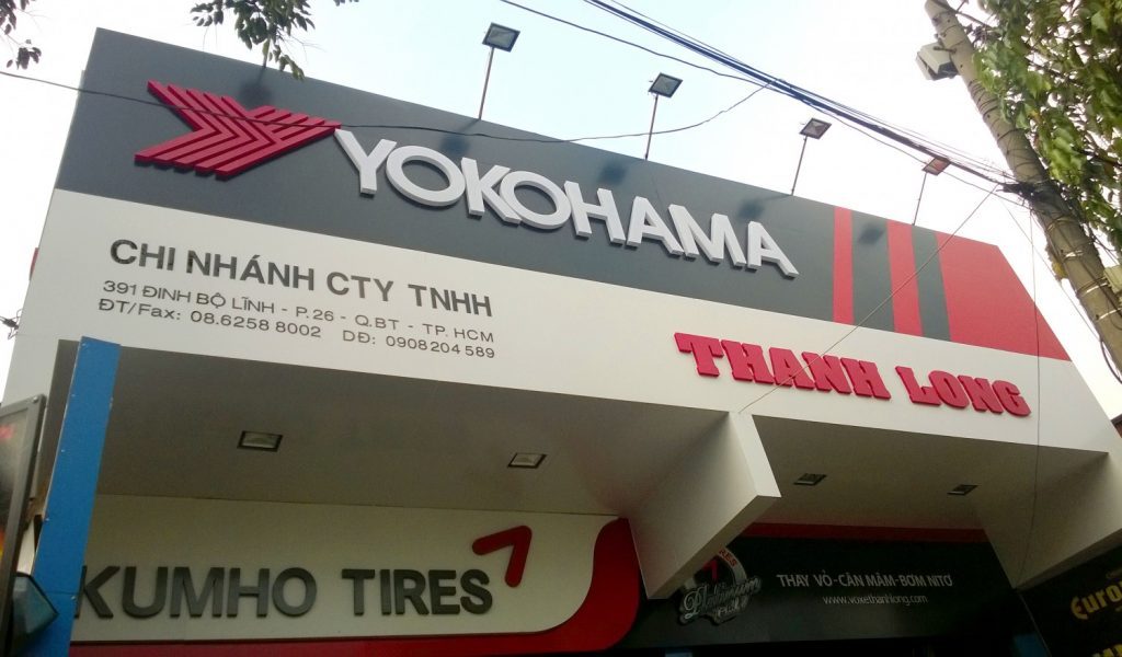 thi công biển hiệu điểm bán