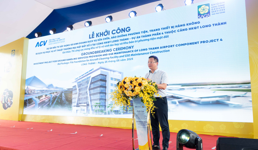 Cục trưởng Cục Hàng không Việt Nam có đôi lời phát biểu trong buổi lễ